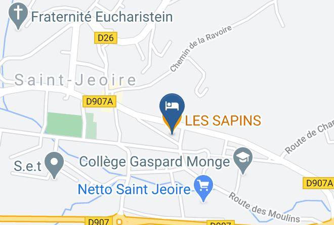 Haute Savoie - Les Sapins Maps