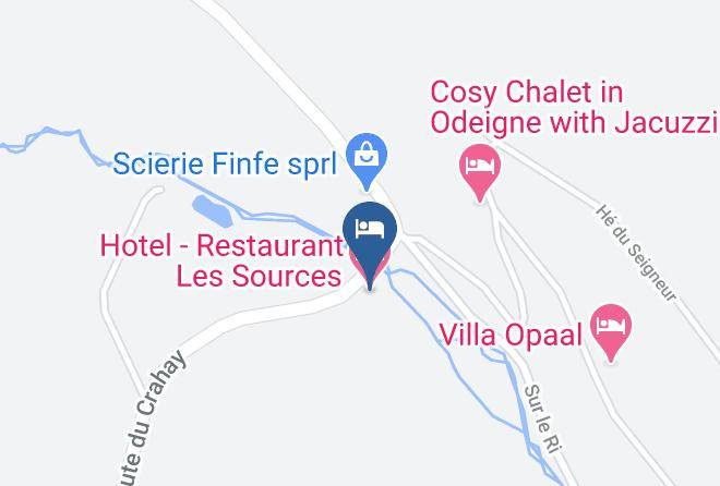 Luxemburg Province - Hotel Restaurant Les Sources Maps