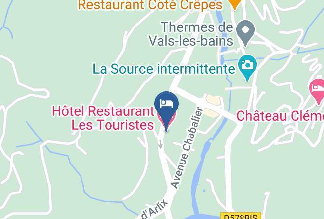 Ardeche - Hotel Restaurant Les Touristes Maps