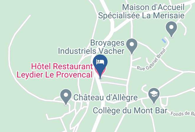 Haute Loire - Hotel Restaurant Leydier Le Provencal Maps