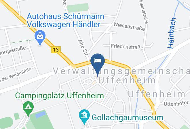 Neustadt An Der Aisch Bad Windsheim - Hotel Restaurant Lichterhof In Uffenheim Maps
