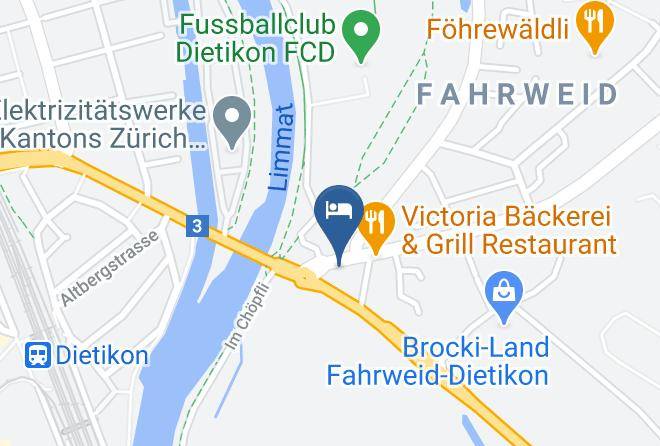Dietikon - Hotel Restaurant Limmatbrucke Maps