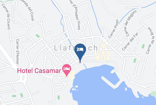 Hotel Restaurant Llevant Map