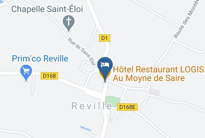 Manche - Hotel Restaurant Logis Au Moyne De Saire Maps