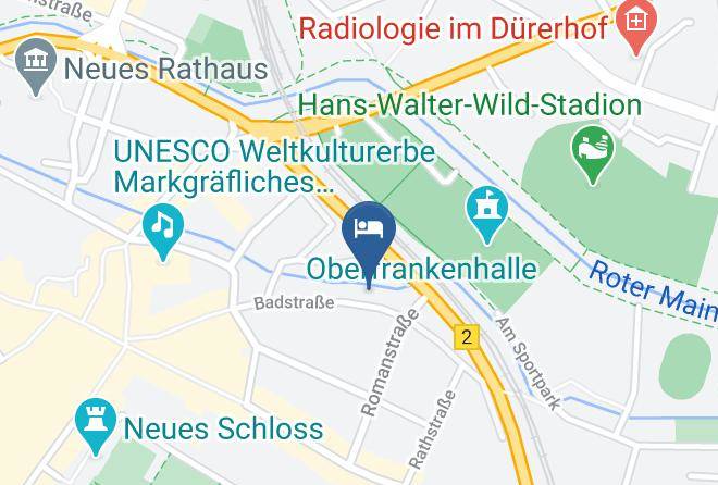 Bayreuth - Hotel Restaurant Lohmuhle Maps
