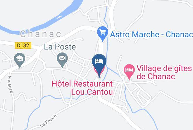 Lozere - Hotel Restaurant Lou Cantou Maps