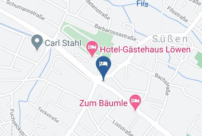 Hotel Restaurant Lowen Map