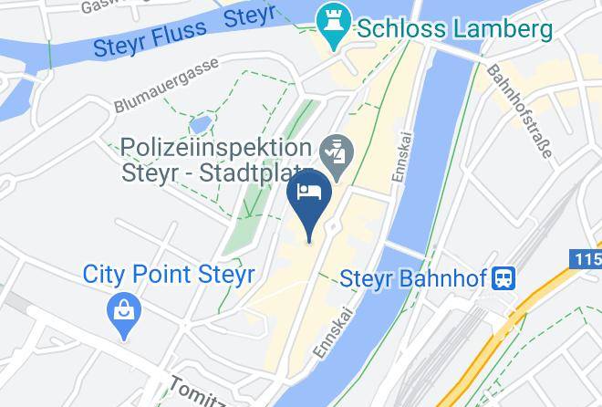 Steyr - Hotel Restaurant Mader Maps