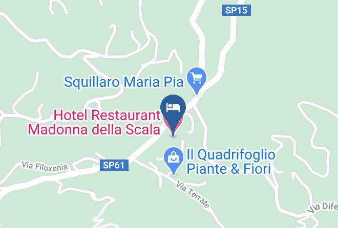 Salerno - Hotel Restaurant Madonna Della Scala Maps