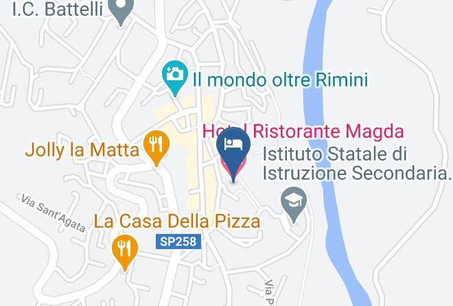 Rimini - Hotel Ristorante Magda Maps