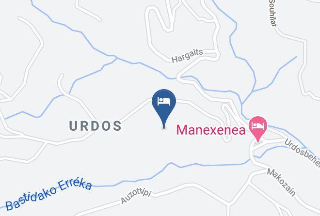 Pyrenees Atlantiques - Hotel Restaurant Manexenia Maps