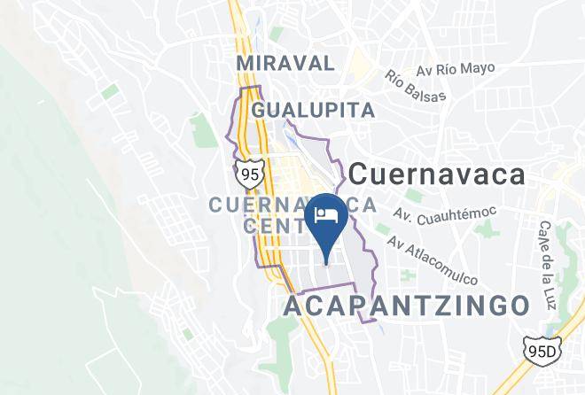 Cuernavaca - Hotel Restaurant Maria Emilia Maps