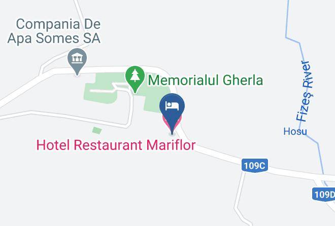 Gherla - Hotel Restaurant Mariflor Maps