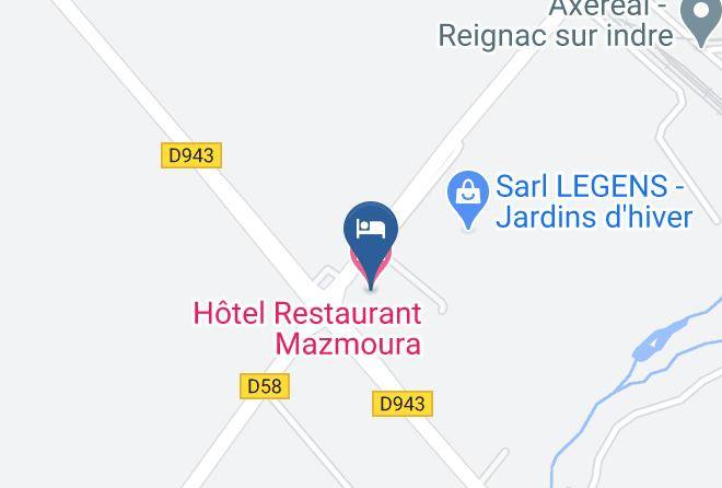 Indre Et Loire - Hotel Restaurant Mazmoura Maps