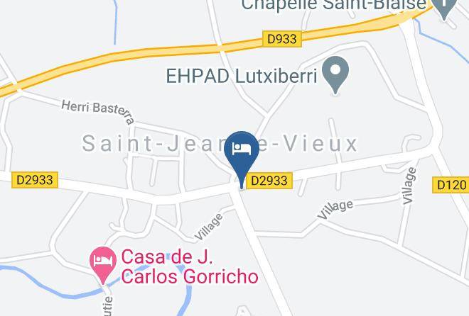 Pyrenees Atlantiques - Hotel Restaurant Mendy Maps