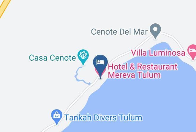 Tulum - Hotel & Restaurant Mereva Tulum Maps