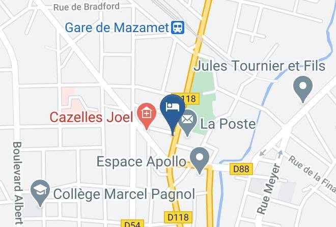 Tarn - Hotel Restaurant Mets Et Plaisirs A Mazamet Maps