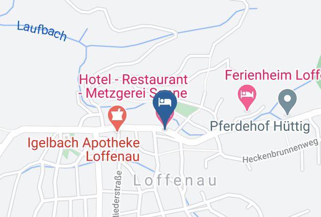 Rastatt - Hotel Restaurant Metzgerei Sonne Maps