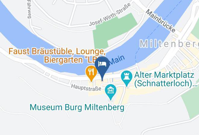 Miltenberg - Hotel Restaurant Mildenburg Mit Dem Cafe Ginkgo Maps