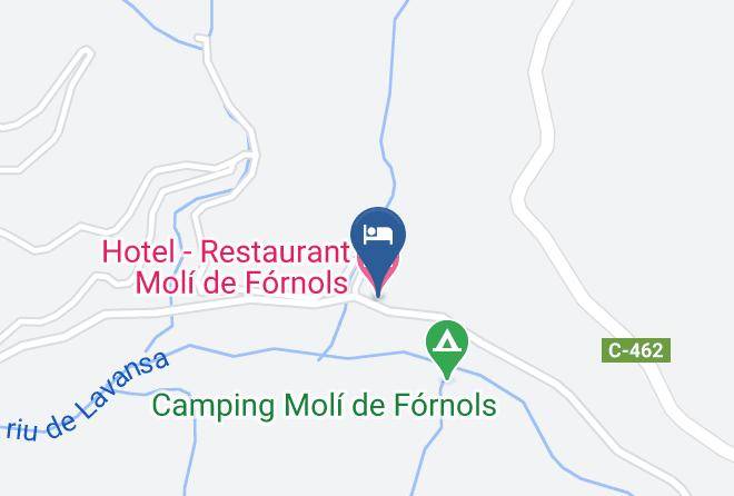 Lleida - Hotel Restaurant Moli De Fornols Maps