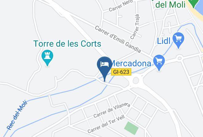 Girona - Hotel Restaurant Moli De L'escala Maps