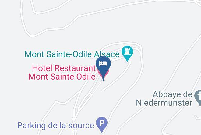 Hotel Restaurant Mont Sainte Odile Map