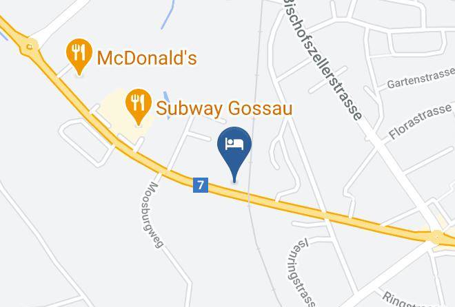 Hotel Restaurant Moosburg Map