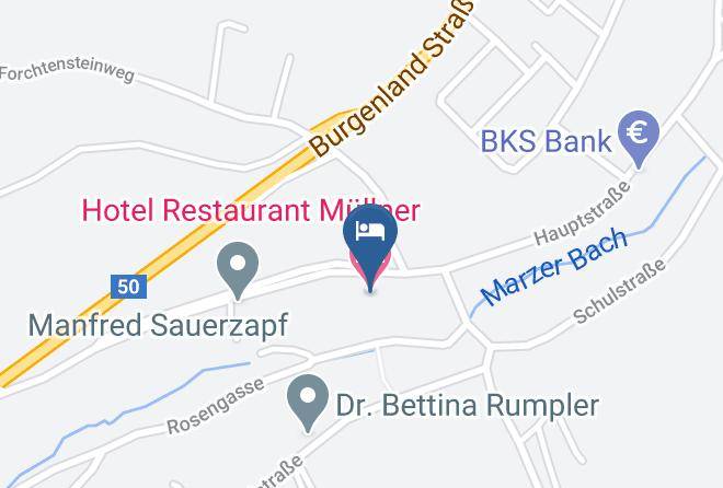 Mattersburg - Hotel Restaurant Mullner Maps