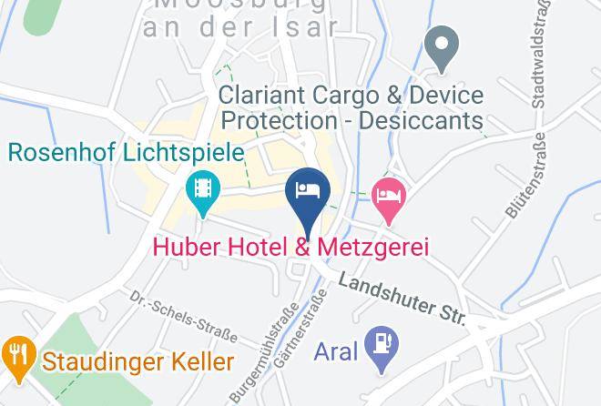 Freising - Hotel & Restaurant Mythos Im Moosburger Hof Maps