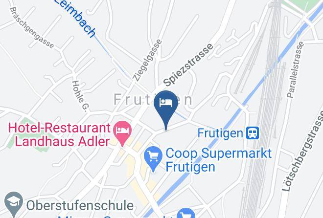 Frutigen Niedersimmental - Hotel Restaurant National Confiserie Philipp Blaser Maps