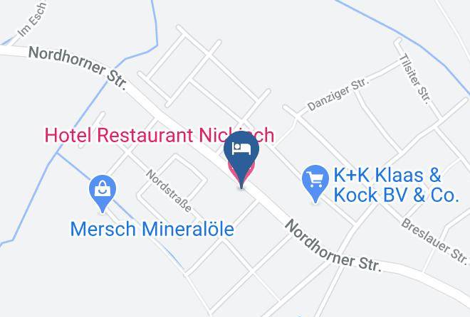 Hotel Restaurant Nickisch Map