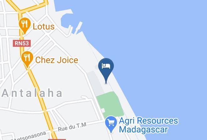 Antalaha - Hotel Restaurant Ocean Momo Maps