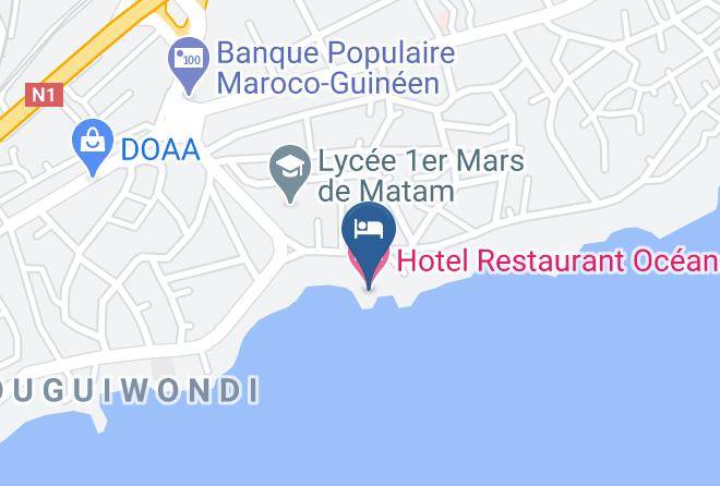 Matam - Hotel Restaurant Oceano Maps
