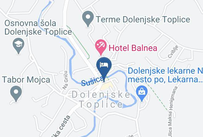 Dolenjske Toplice - Hotel & Restaurant Ostarija Maps