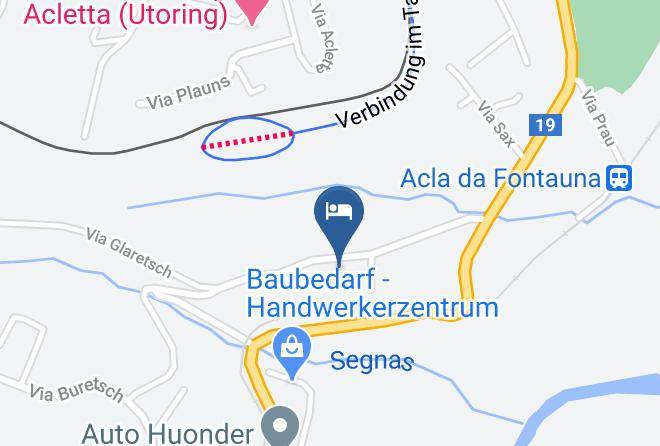 Surselva - Hotel Restaurant Pazzola Maps