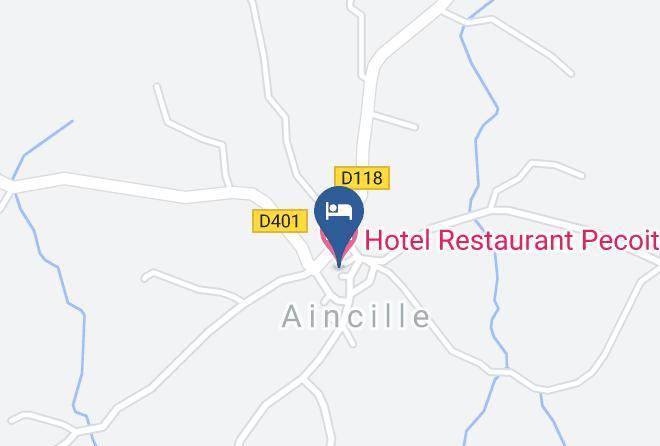 Pyrenees Atlantiques - Hotel Restaurant Pecoitz Maps