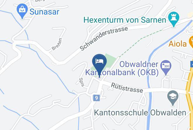 Sarnen - Hotel Restaurant Peterhof Maps