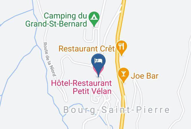 Entremont - Hotel Restaurant Petit Velan Maps