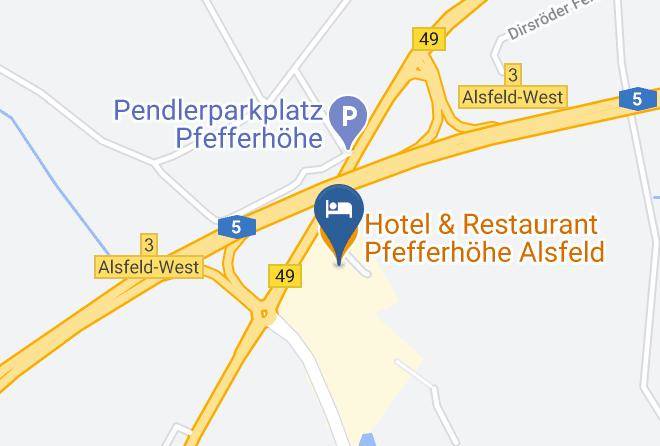 Vogelsbergkreis - Hotel & Restaurant Pfefferhohe Alsfeld Maps