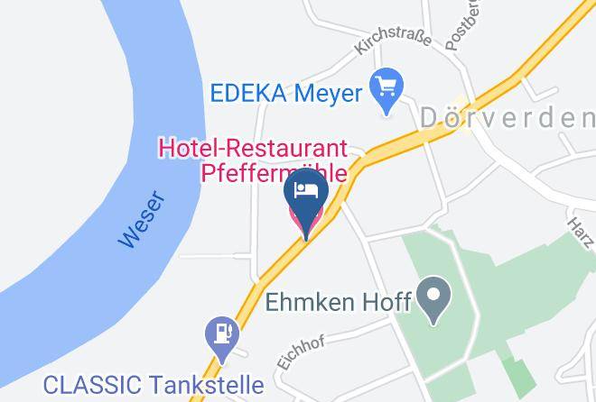 Verden - Hotel Restaurant Pfeffermuhle Maps