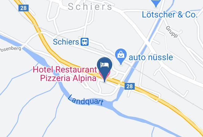 Prattigau Davos - Hotel Restaurant Pizzeria Alpina Maps