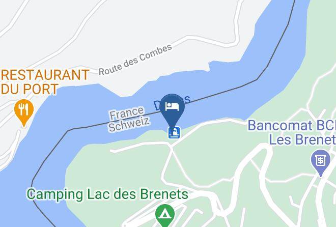 Le Locle District - Hotel Les Rives Du Doubs & Restaurant La Veranda Maps