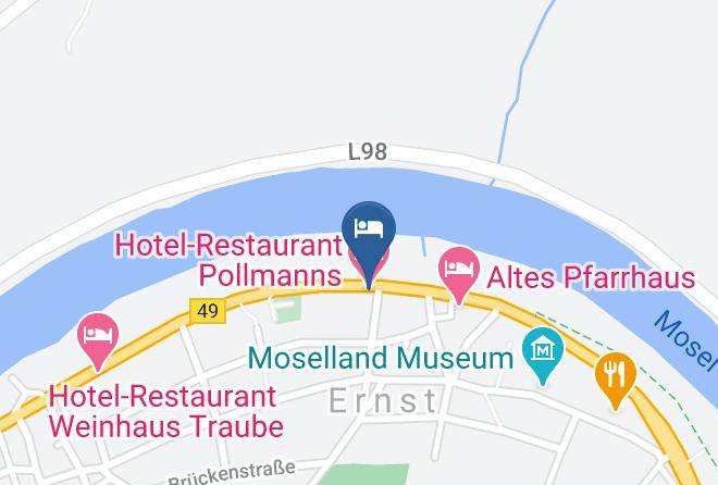 Hotel Restaurant Pollmanns Map