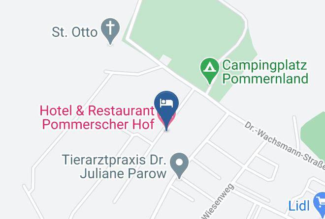 Hotel & Restaurant Pommerscher Hof Map