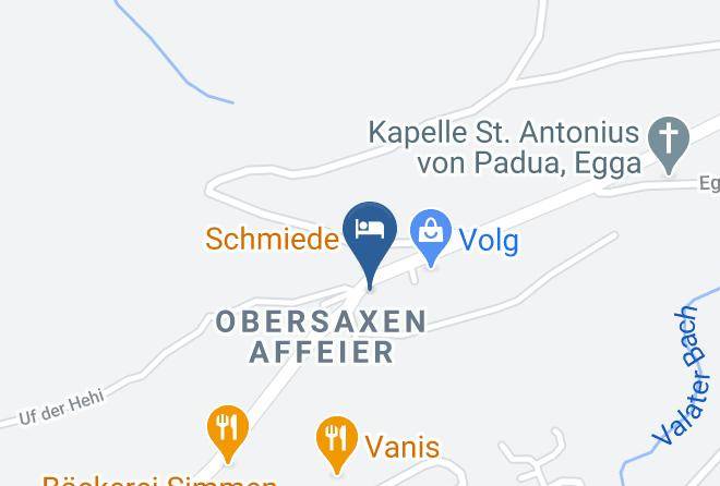 Hotel Restaurant Postli Map