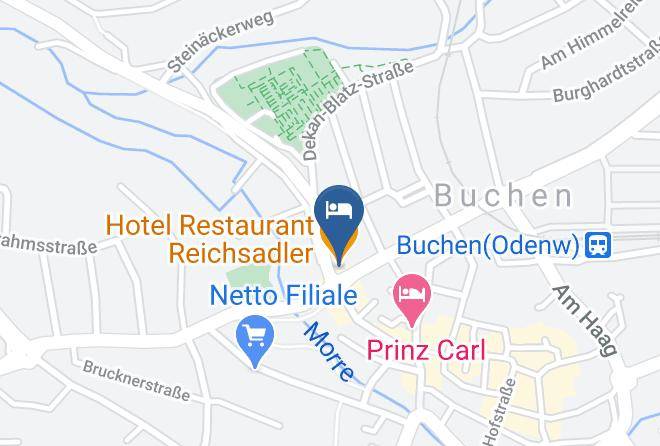 Neckar Odenwald Kreis - Hotel Restaurant Reichsadler Maps