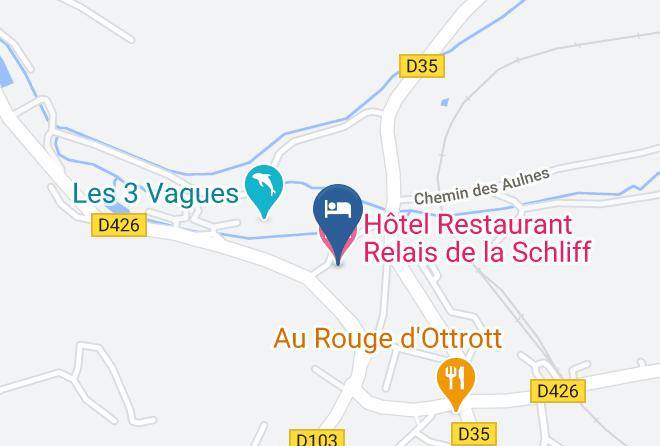 Bas Rhin - Hotel Restaurant Relais De La Schliff Maps
