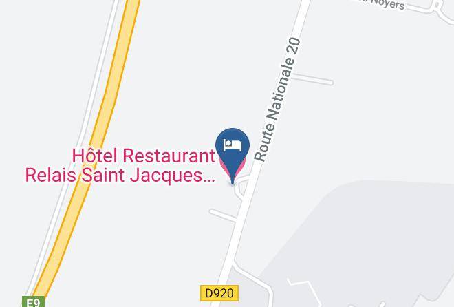Hotel Restaurant Relais Saint Jacques Chateauroux Map