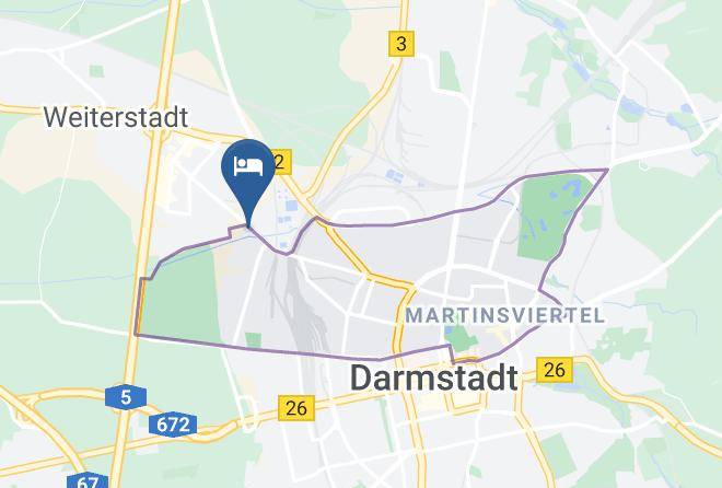 Darmstadt - Hotel Restaurant Reuterhof Maps