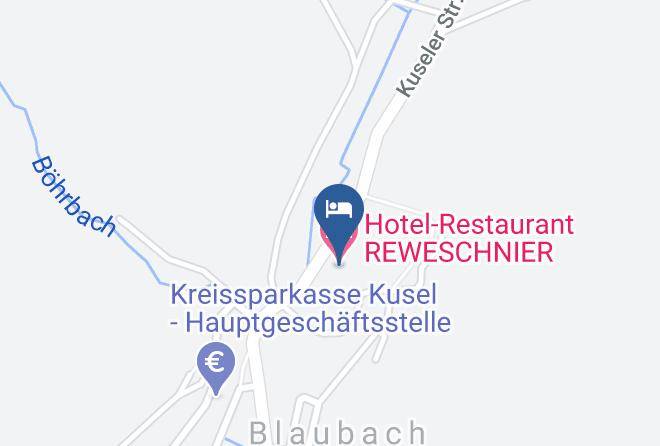 Kusel - Hotel Restaurant Reweschnier Maps